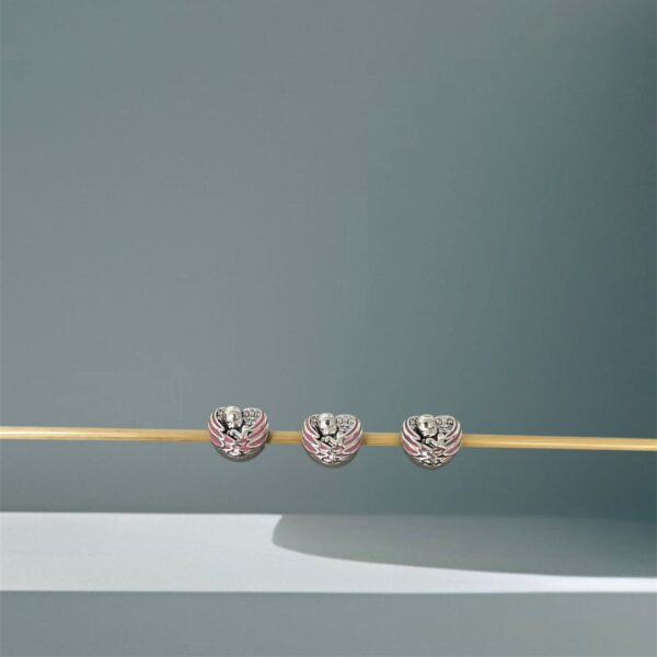 BERLOQUE CORAÇÃO BEBÊ ANJO - PRATA 925