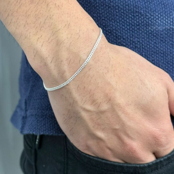 PULSEIRA GRUMET DUPLO - PRATA 925