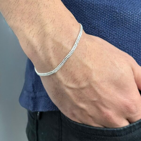 PULSEIRA GRUMET DUPLO - PRATA 925