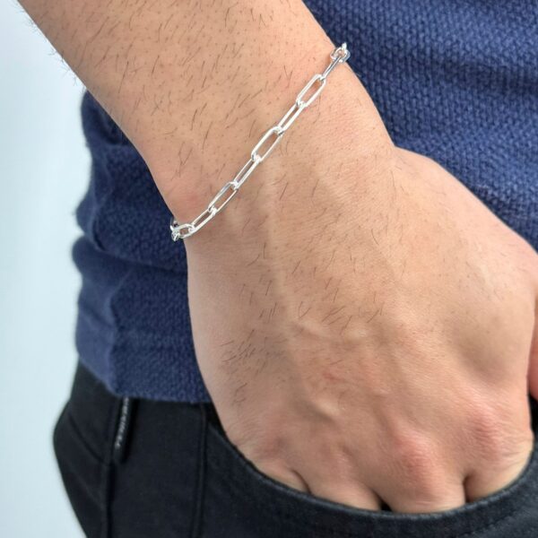 PULSEIRA CARTIER ALONGADO - PRATA 925