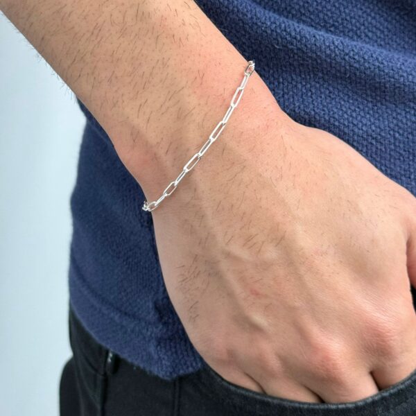 PULSEIRA CARTIER ALONGADO - PRATA 925