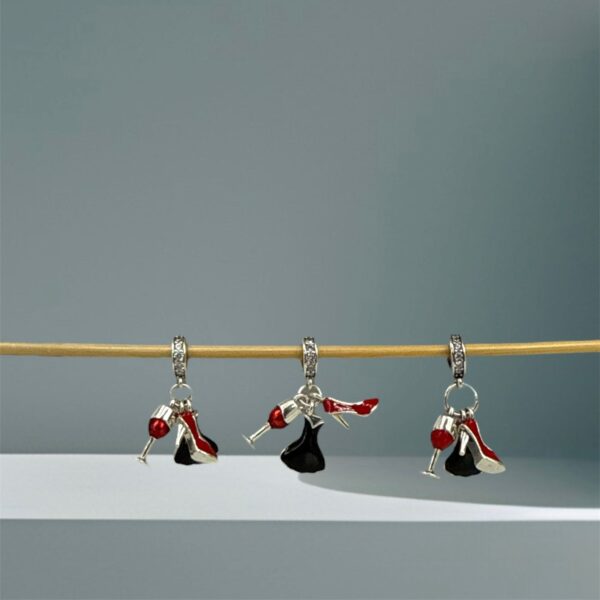 BERLOQUE VESTIDO / SAPATO / TAÇA - PRATA 925