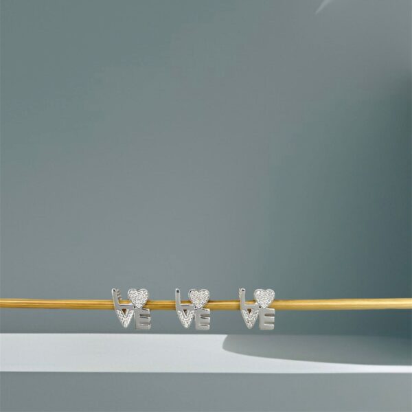 BERLOQUE LOVE CRAVEJADO - PRATA 925