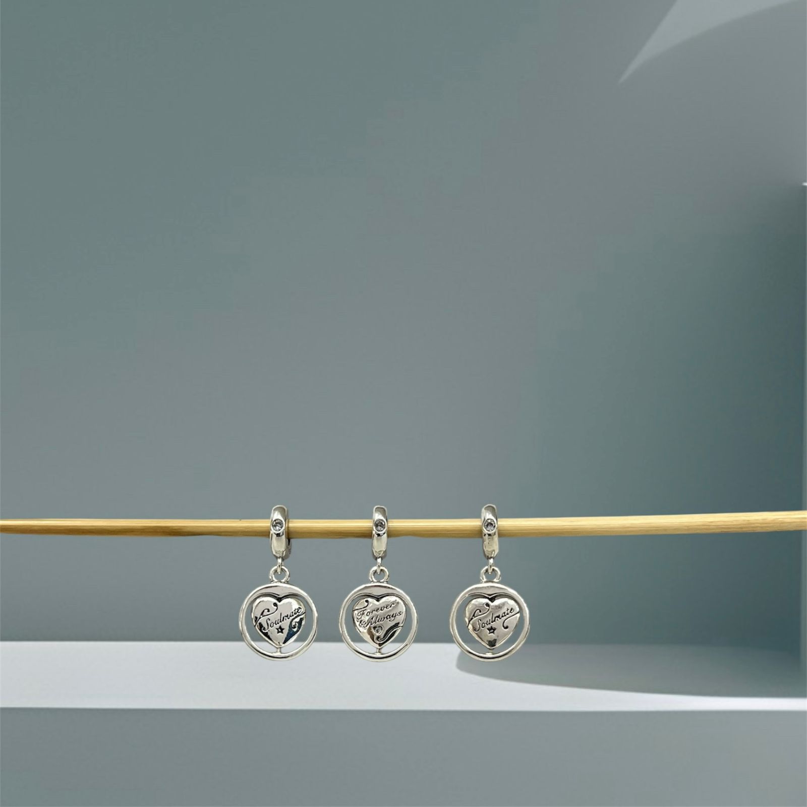 BERLOQUE FOVERER E ALWAYS SOULMATE - PRATA 925