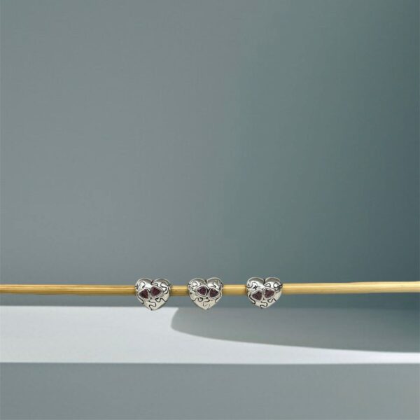 BERLOQUE CORAÇÃO QUEBRA CABEÇA - PRATA 925