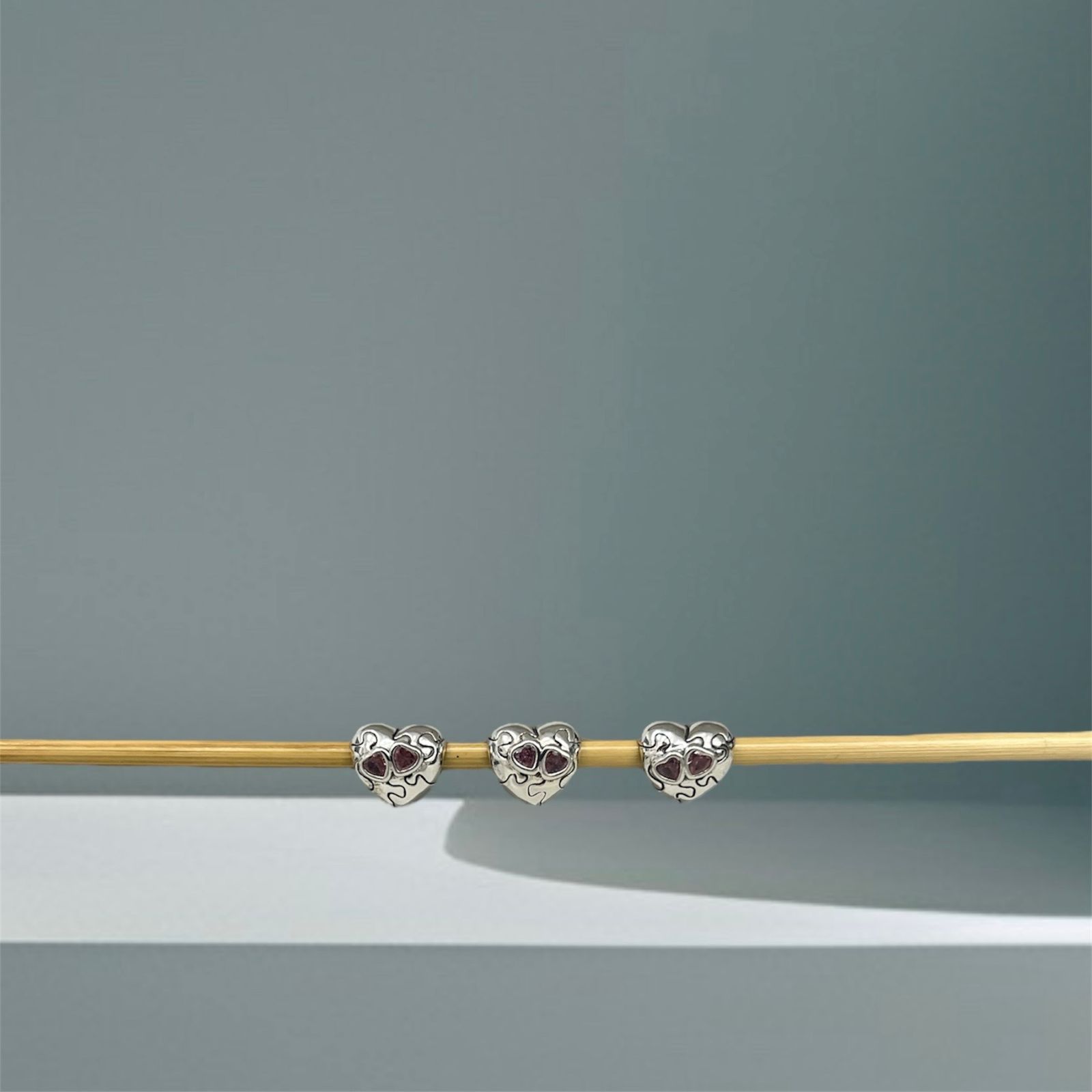 BERLOQUE CORAÇÃO QUEBRA CABEÇA - PRATA 925