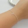PULSEIRA INFANTIL CORAÇÃO - PRATA 925