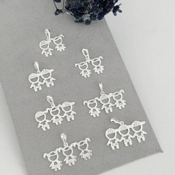 PINGENTE FILHOS - PRATA 925