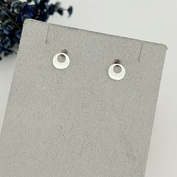 BRINCO REDONDO VAZADO - PRATA 925 - P