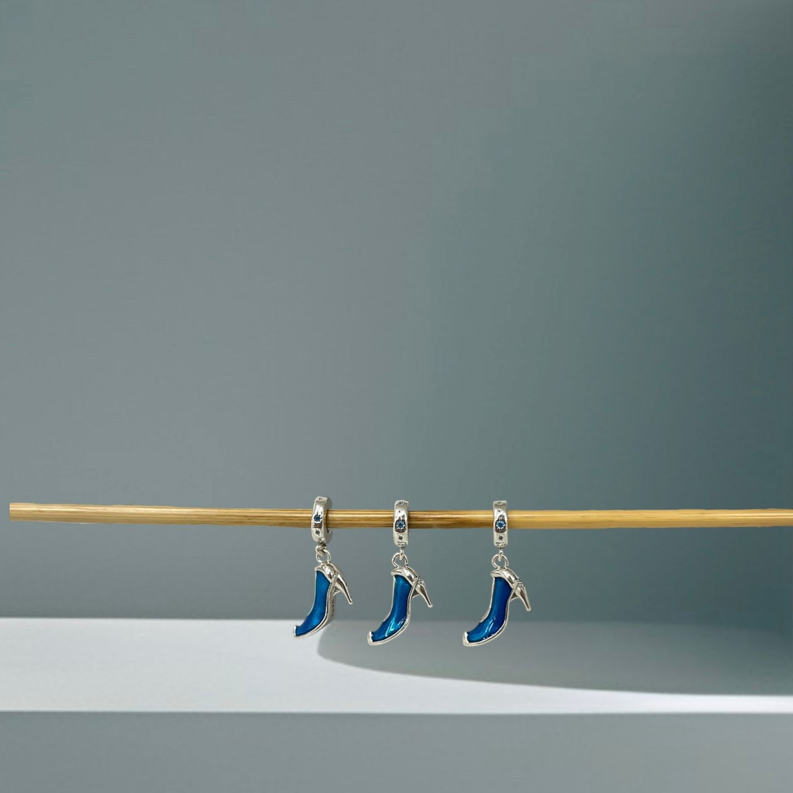 BERLOQUE SALTO AZUL CINDERELA - PRATA 925