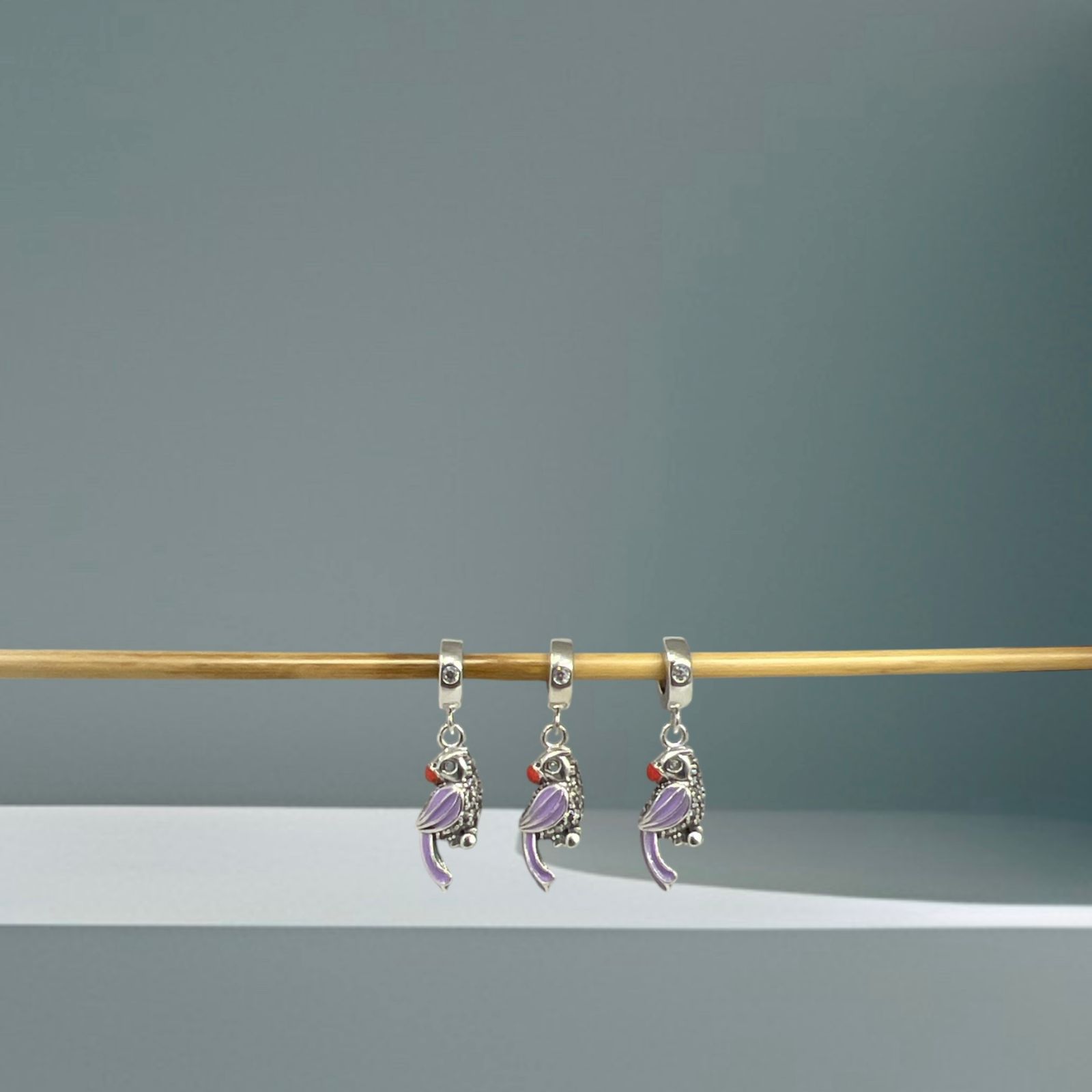 BERLOQUE PÁSSARO - PRATA 925