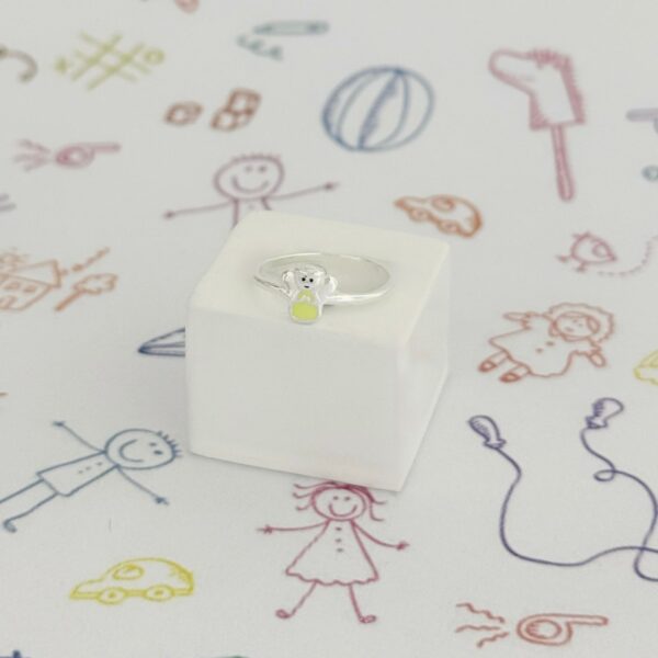 ANEL INFANTIL ANJINHO - PRATA 925