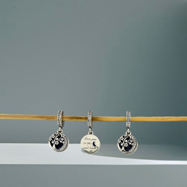 BERLOQUE TE AMO ATÉ A LUA - PRATA 925