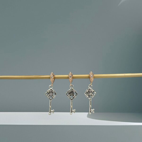 BERLOQUE CHAVE CASTELO DISNEY - PRATA 925