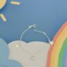 PULSEIRA INFANTIL ESTRELAS - PRATA 925