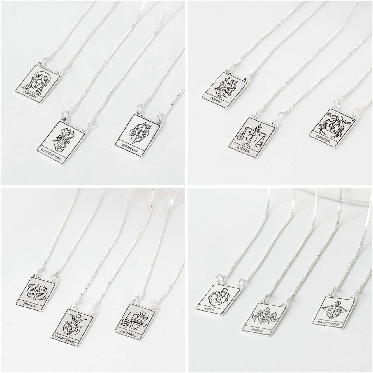 ESCAPULÁRIO SIGNOS - PRATA 925