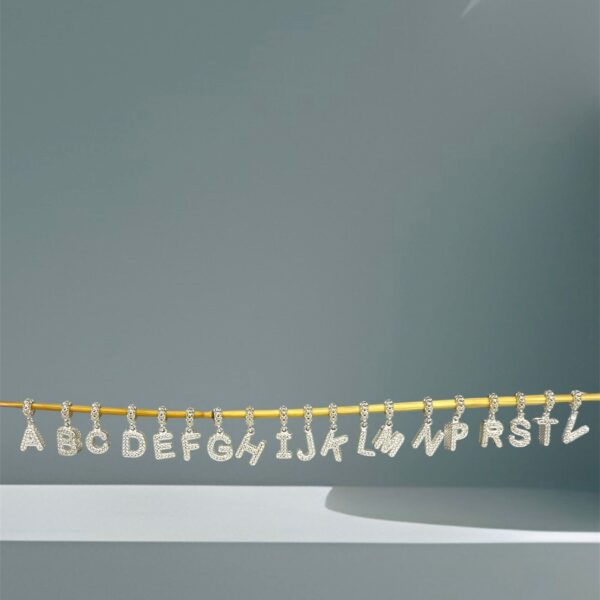 BERLOQUE LETRA CRAVEJADA / RENDA ITALIANA - PRATA 925