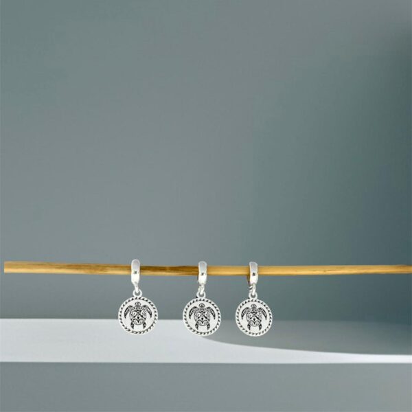 BERLOQUE TARTARUGA / CORTE A LASER - PRATA 925