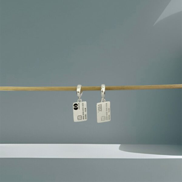 BERLOQUE CARTÃO DE CRÉDITO / CORTE A LASER - PRATA 925