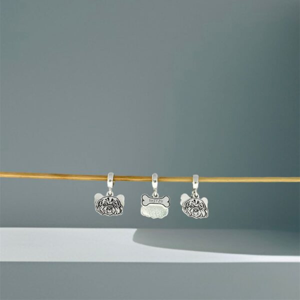 BERLOQUE PETS / CORTE A LASER - PRATA 925 - SHITZU