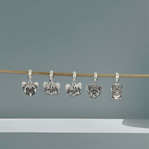 BERLOQUE PETS / CORTE A LASER - PRATA 925