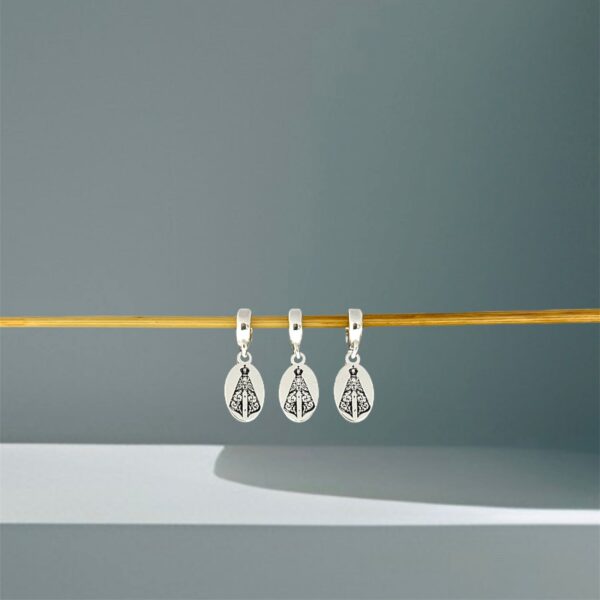 BERLOQUE NOSSA SENHORA / CORTE A LASER - PRATA 925