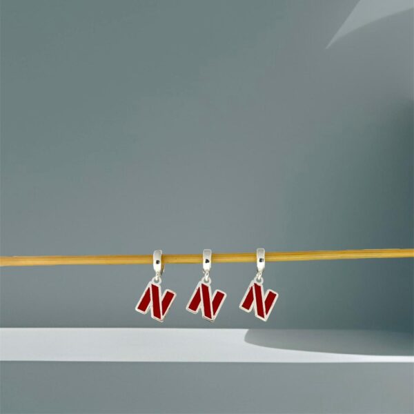 BERLOQUE NETFLIX / CORTE A LASER - PRATA 925