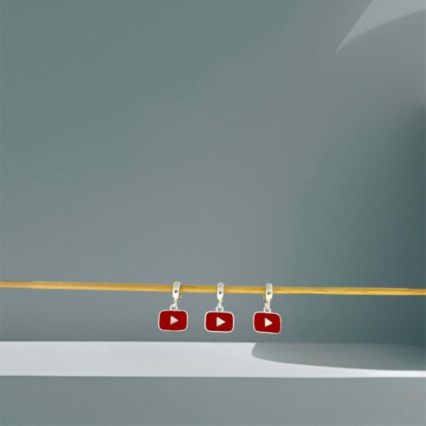 BERLOQUE YOUTUBE / CORTE A LASER - PRATA 925