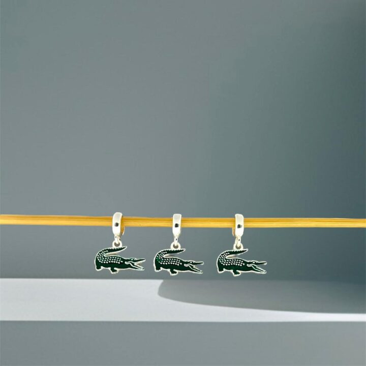 BERLOQUE LACOSTE / CORTE A LASER - PRATA 925