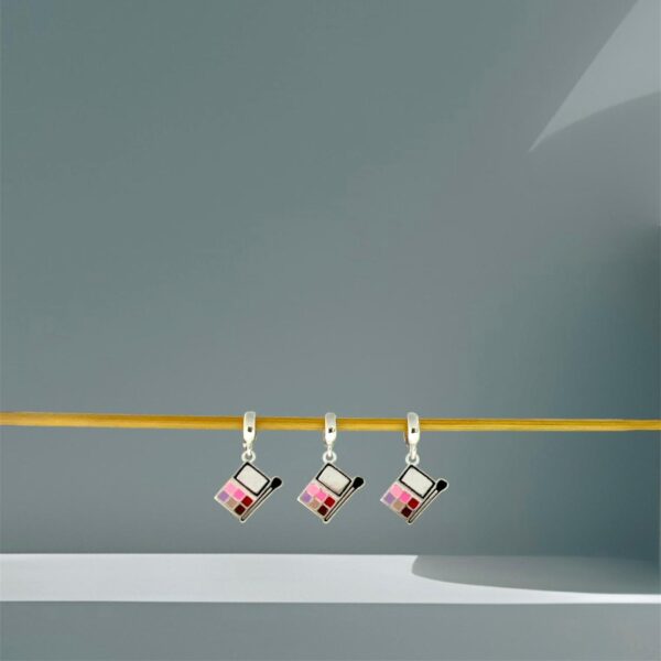 BERLOQUE PALETA DE MAQUIAGEM / CORTE A LASER - PRATA 925