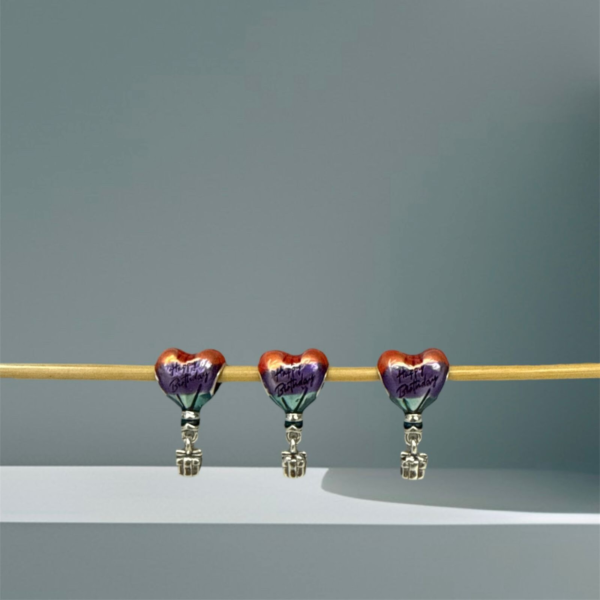 BERLOQUE BALÃO HAPPY BIRTHDAY - PRATA