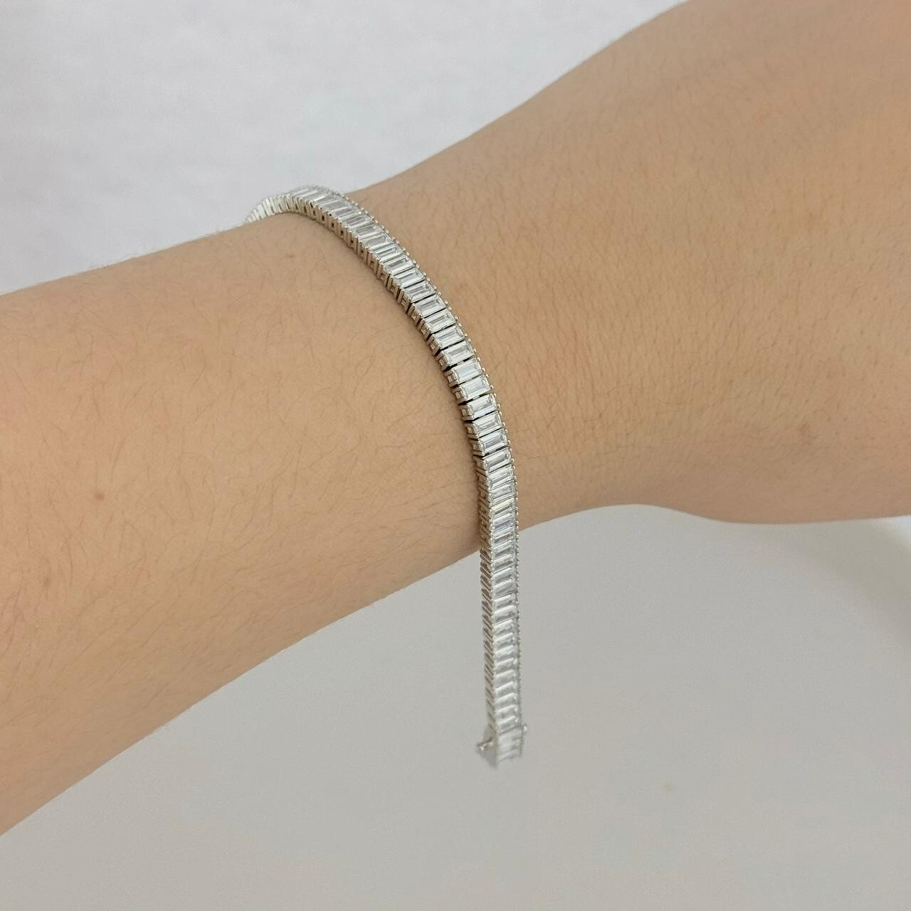 PULSEIRA RIVIERA / CRISTAL - PRATA 925