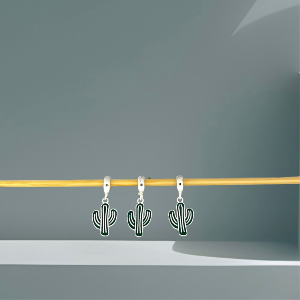 BERLOQUE CACTO / CORTE A LASER - PRATA 925