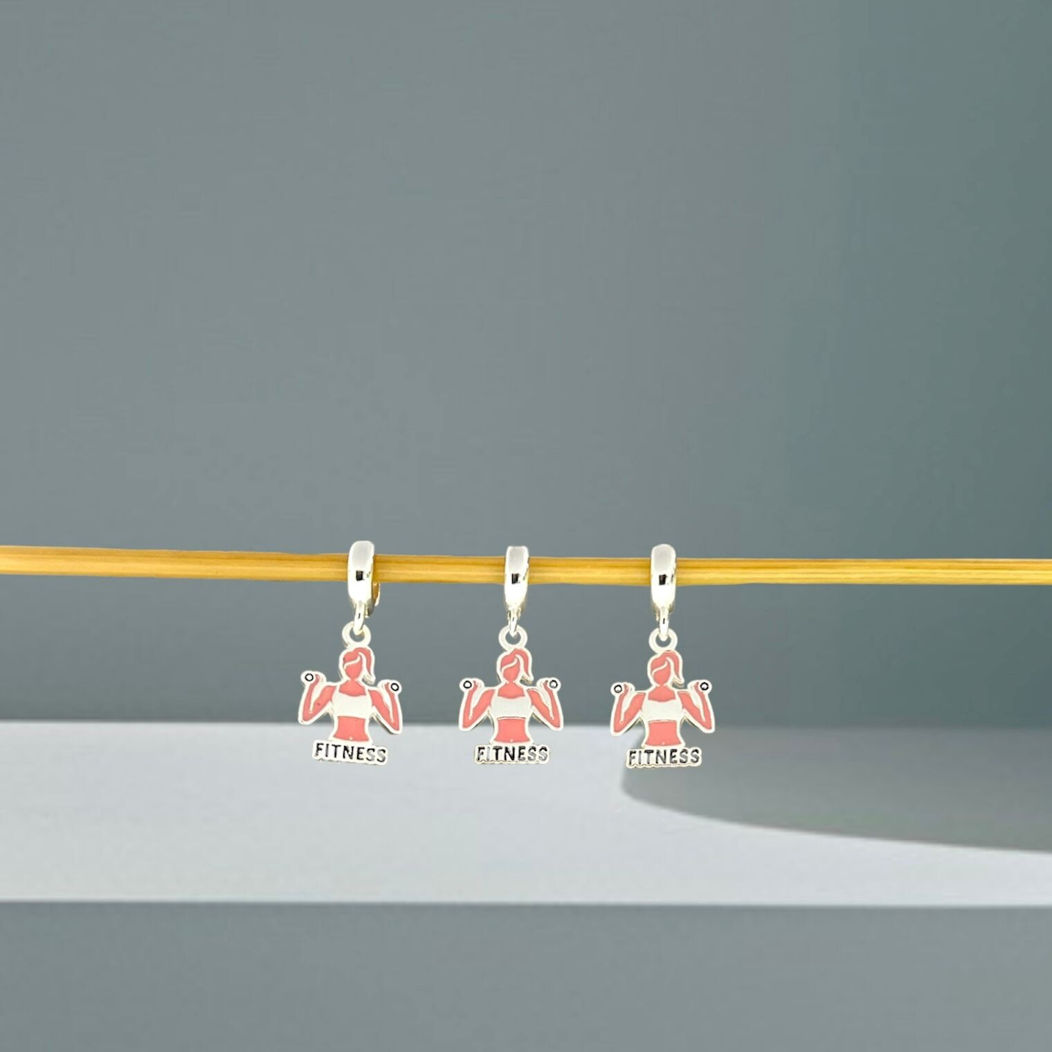 BERLOQUE FITNESS / CORTE A LASER - PRATA 925