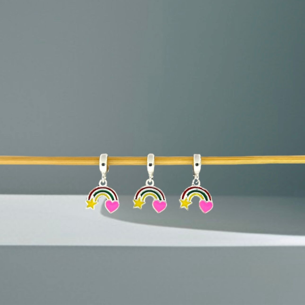 BERLOQUE ARCO-ÍRIS / CORTE A LASER - PRATA 925