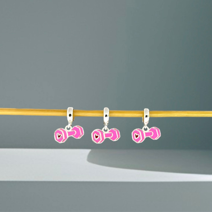 BERLOQUE HALTER ROSA / CORTE A LASER - PRATA 925