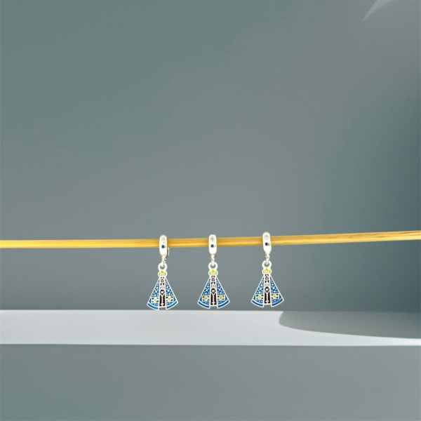 BERLOQUE NOSSA SENHORA / CORTE A LASER - PRATA 925