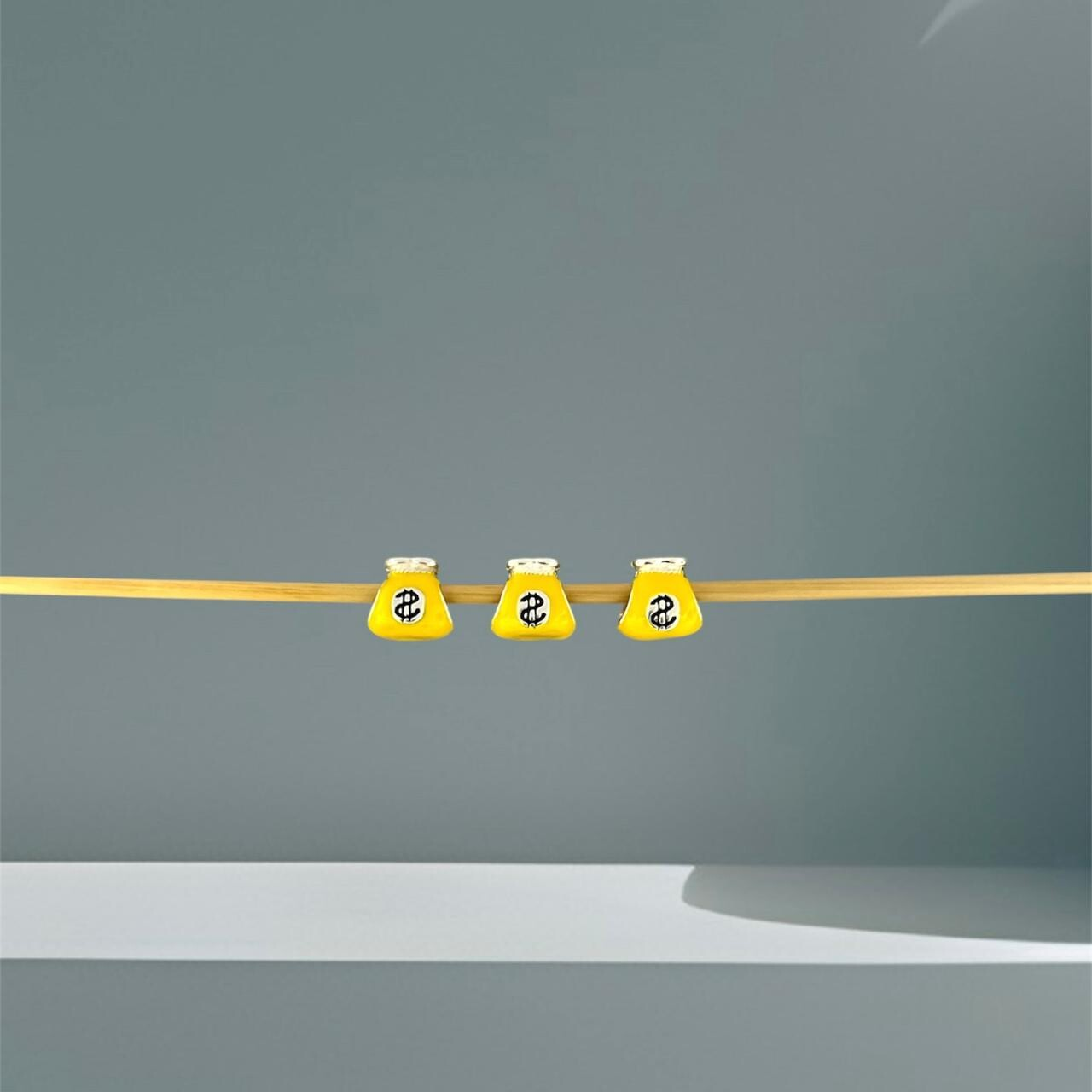 BERLOQUE SACO DE DINHEIRO - PRATA 925