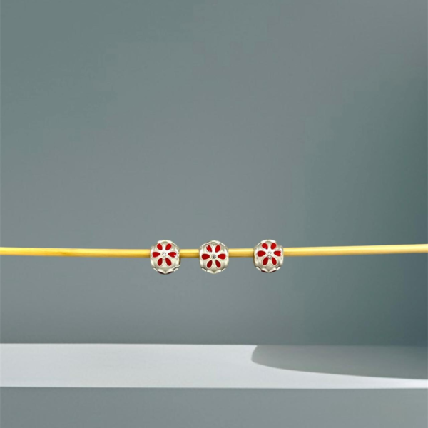 BERLOQUE SEPARADOR FLORZINHA - PRATA 925