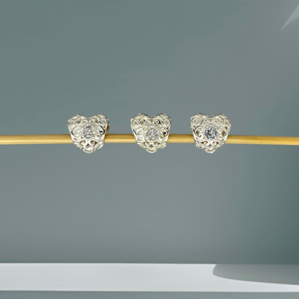 BERLOQUE CORAÇÃO SEPARADOR - PRATA 925