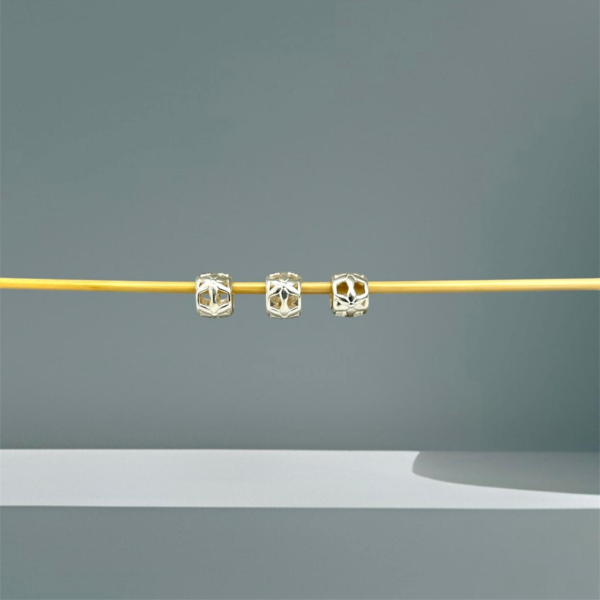 BERLOQUE SEPARADOR FLOR - PRATA 925