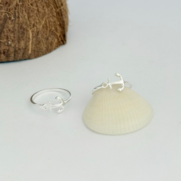 ANEL ÂNCORA - PRATA 925 - 18