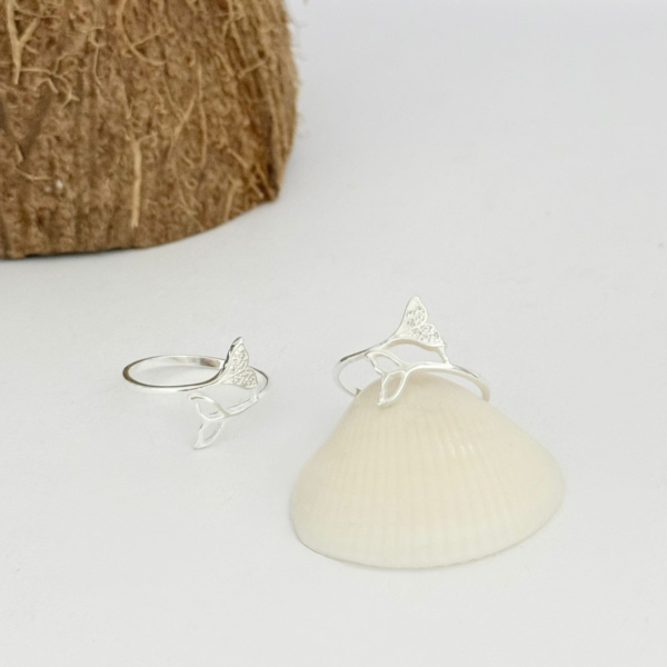 ANEL RABO DE BALEIA - PRATA 925 - 19