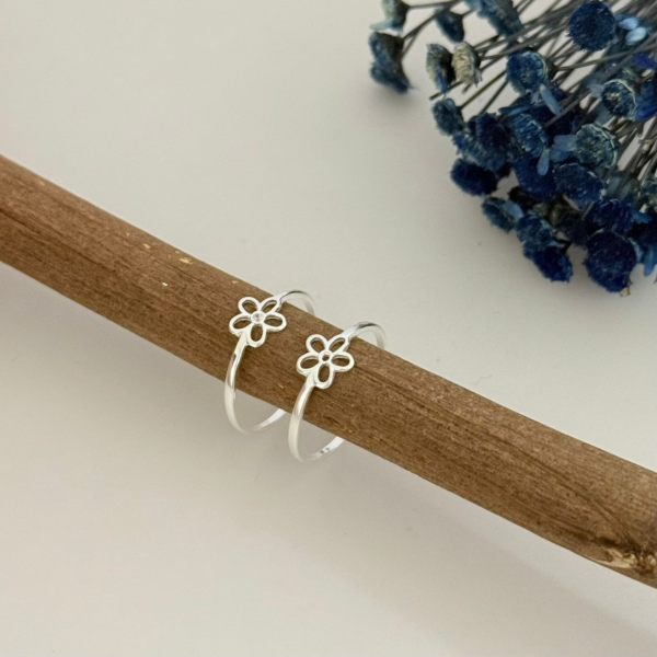 ANEL FLOR - PRATA 925 - 15