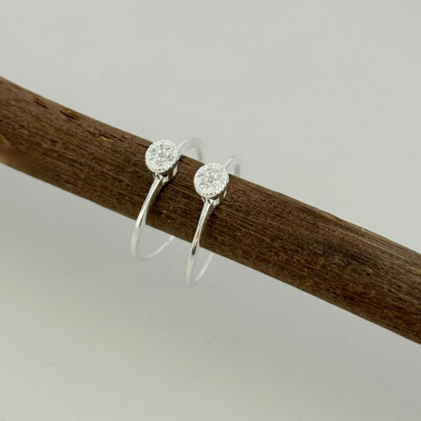 ANEL CHUVEIRINHO - PRATA 925