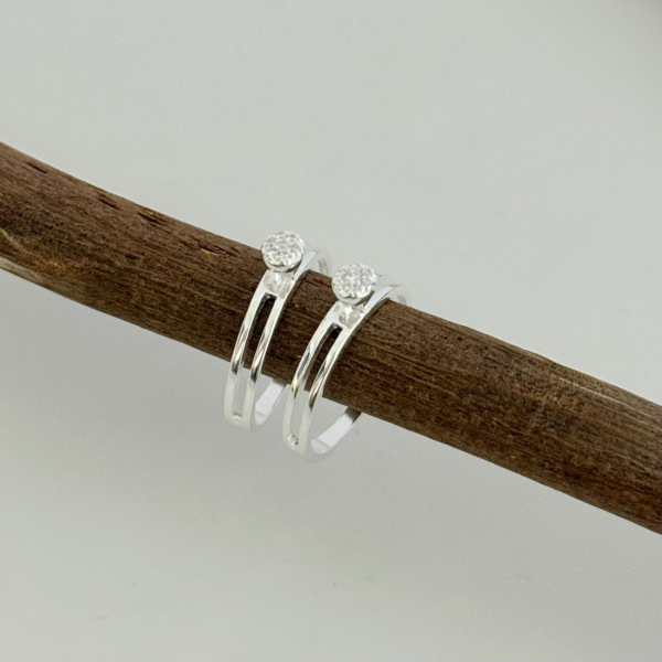 ANEL CHUVEIRINHO - PRATA 925