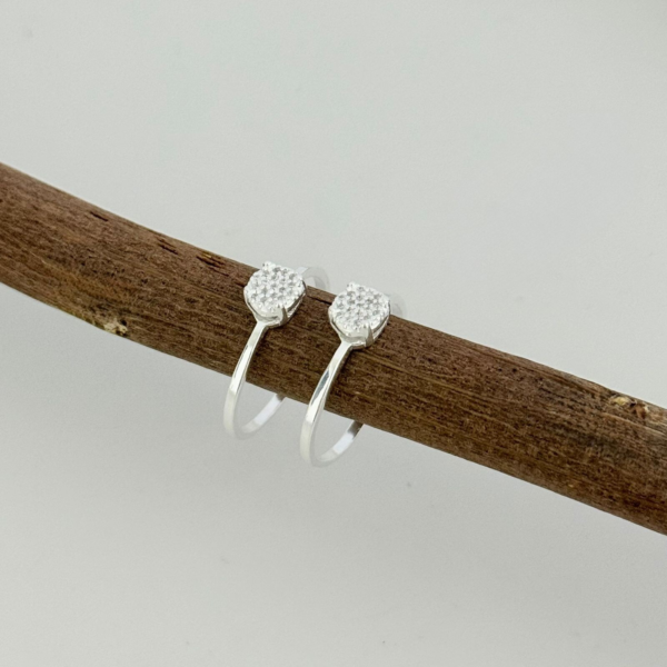 ANEL CHUVEIRINHO - PRATA 925