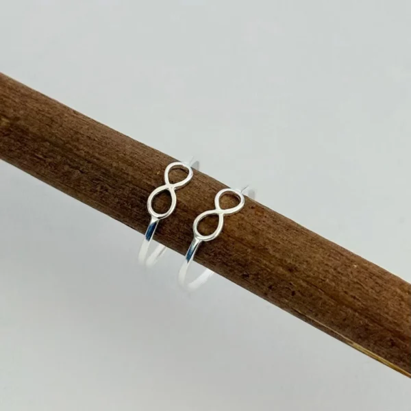 ANEL INFINITO - PRATA 925 - 16