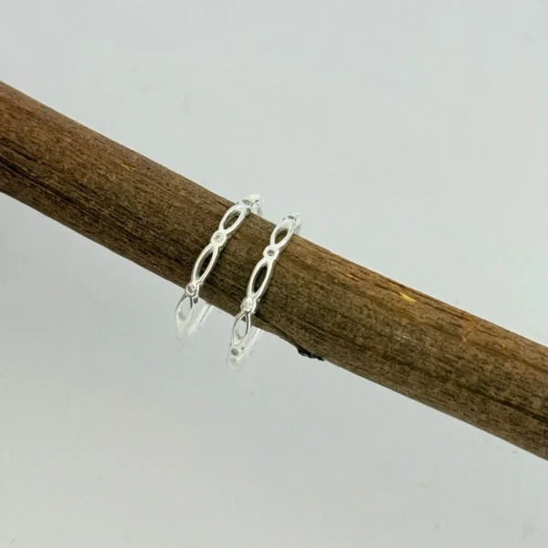 ANEL ZIRCÔNIAS - PRATA 925