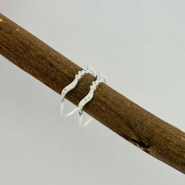 ANEL ZIRCÔNIAS - PRATA 925